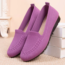 Load image into Gallery viewer, Casual Shoes Women&#39;s Summer Mesh Breathable Flat Shoes Ladies Comfort Light Sneaker Socks Women Slip on Loafers Zapatillas Muje
