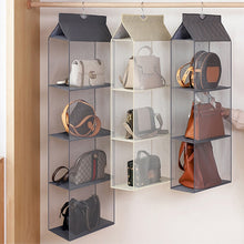 Load image into Gallery viewer, luluhut Handbag hanging organizer Hanging wardrobe organizer Three-dimensional storage hanging bag Handbag organizer for closet
