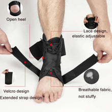 Load image into Gallery viewer, 1 pcs Ankle Braces Strips Sports Bandage Safety Ankle Support Supports Protectors Foot Foot Orthosis Stabilizer
