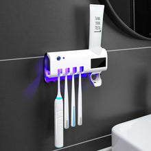 Load image into Gallery viewer, ELOSSA Smart Toothbrush Sterilizer UV Toothbrush Holder Automatic Toothpaste Squeezer Dispenser Home Bathroom Accessories Set
