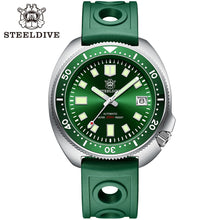 Load image into Gallery viewer, Steeldive SD1970 Turtle Diver Watch 20 Bar Stainless Steel Men Automatic Mechanical Sapphire Glass Luminous Men Watch Automatic
