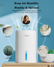 Load image into Gallery viewer, Acare Dehumidifier Moisture Absorbers Air Dryer with 900ml Water Tank Quiet Air Dehumidifier for Home Basement Bathroom Wardrobe
