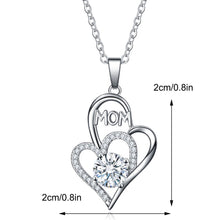 Load image into Gallery viewer, Mother&#39;s Day Necklace Heart-Shaped Pendant MOMGift For Mother цепочка на шею женская Holiday Gift Necklace For Women Accessories
