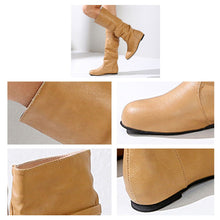Load image into Gallery viewer, Brand Ladies Fashion Platform Boots Chunky Heel Wedges Mid Calf Women Boots Casual Brand Thick Bottom Winter Shoes Woman
