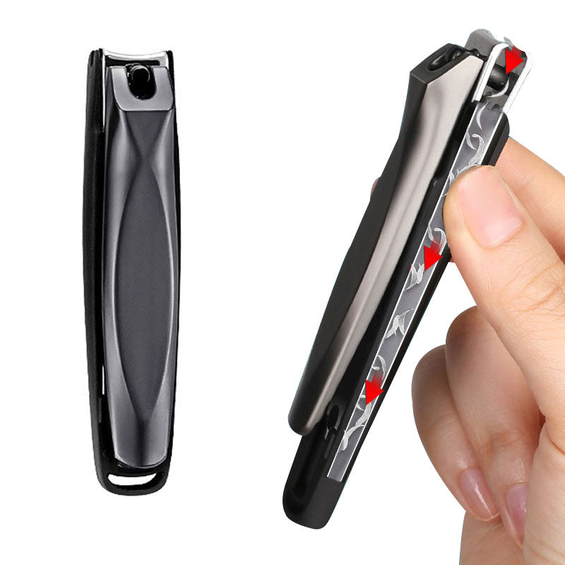 Splash-proof Nail Clippers Set Stainless Steel Single Creative Diagonal Anti-splash Nail Cutter 4 Styles Sharper Nail Trimmer