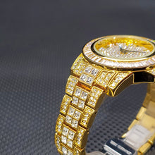 Load image into Gallery viewer, Top Brand Men&#39;s Wristwatches 18K Gold Ice Out Diamond Luxury Designer Classica 40mm Man Watch Waterproof High Quality Watches
