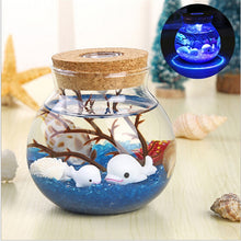 Load image into Gallery viewer, Novelty RGB LED Night Lamp Romantic Sea Fish Stone Ocean Bottle Night Lights For Children Baby Christmas Gift Bedroom Decoration

