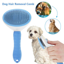 Load image into Gallery viewer, Dog Hair Removal Comb Grooming Cats Comb Pet Products Cat Flea Comb Pet Comb for Dogs Grooming Toll Automatic Hair Brush Trimmer
