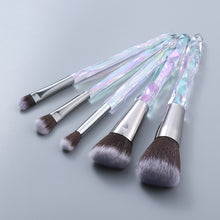 Load image into Gallery viewer, FLD Crystal Makeup Brushes Powder Foundation Eyeshadow Eyebrow Cosmetics for Face Fan Make Up Brush Set Brochas Maquillaje
