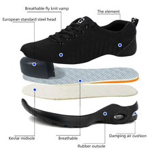 Load image into Gallery viewer, Safety Shoes Men Steel Toe Indestructible Shoes Anti-puncture Work Sneakers Breathable Sefety Work Boots Male Zapatos De Hombre
