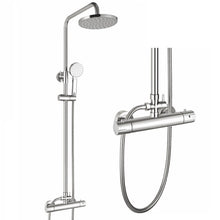 Load image into Gallery viewer, Bathroom full copper black shower set

