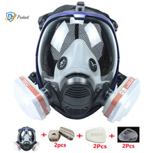 Load image into Gallery viewer, Chemical Mask 6800 7 in 1 Gas Mask Dustproof Respirator Paint Pesticide Spray Silicone Full Face Filters for Laboratory Welding
