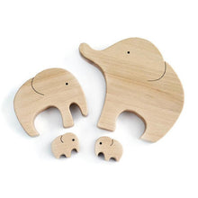 Load image into Gallery viewer, Home Decor Mother&#39;s Day Gifts Elephant Mother And Child Shaped Design Decorative Wooden Ornament Room Desktop Decor Decoración
