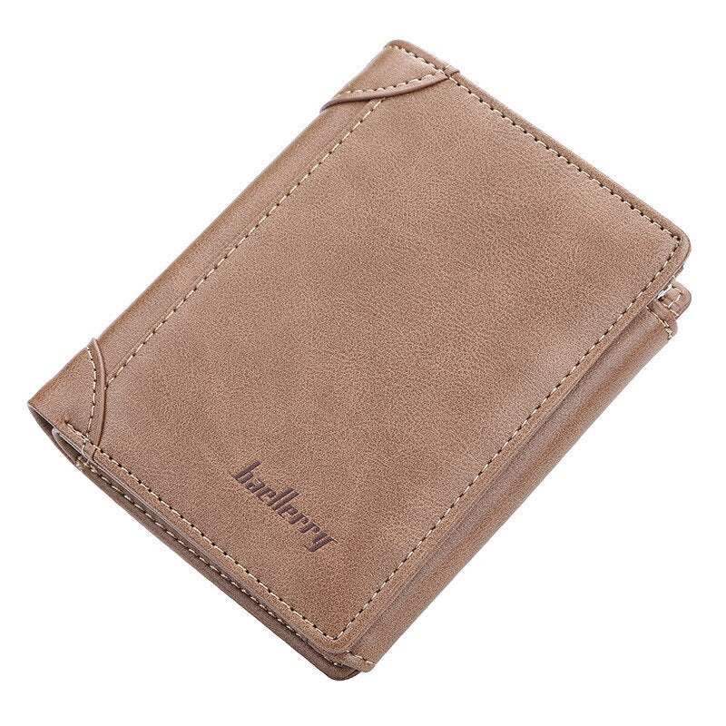 Custom wallet Men Retro Short Wallet PU Leather Casual Style Card Holder Purse Customized Pattern Engraving personality Wallets