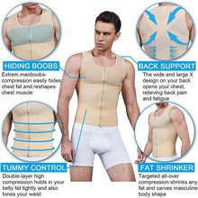 Load image into Gallery viewer, Men&#39;s Shapers Shirt Vest Slimming Underwear Body Shaper Tight Tank Top Waist Trainer Tummy Control Girdle Men Corset
