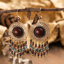 Load image into Gallery viewer, Ethnic Long Tassel Earrings For Women Vintage Beads Brincos Ear Big Drop Earrings 2019 Female Fashion Boho Jewelry Wholesale
