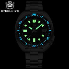 Load image into Gallery viewer, Steeldive SD1970 Turtle Diver Watch 20 Bar Stainless Steel Men Automatic Mechanical Sapphire Glass Luminous Men Watch Automatic
