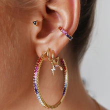 Load image into Gallery viewer, New Fashion Crystal Metal Ear Cuff Set for Women Boho Trendy Cuff Statement Rhinestone Clip Earrings Earcuffs Jewelry Wholesale
