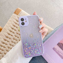 Load image into Gallery viewer, Shiny Starry Sky Phone Case for Iphone 12 11 Pro Max Mini X Xs Max Xr 7 8 Plus SE 2020 Case Women Luxury Back Cover Protection
