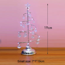 Load image into Gallery viewer, Crystal Christmas Tree Lamp Spiral LED Crystal Christmas Tree Decoration Magic Christmas Tree Lamps for Home Party Navidad Gifts

