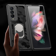 Load image into Gallery viewer, Original Phone Case Shell For Samsung Galaxy Z Fold 3 5G Armor Anti-knock Protection Ring Stand Cover For Samsung Z Fold 3 5G
