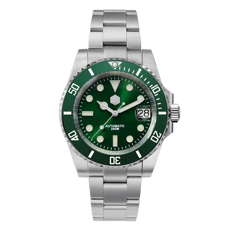 San Martin Water Ghost Luxury Men Mechanical Watch 200M Diver Sapphire Crystal Automatic Watch Men Ceramic Bezel Lume Wristwatch