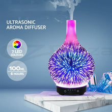 Load image into Gallery viewer, Mini Home Humidifier Gift Ultrasonic Creative Air Conditioning Aromatherapy Purification 3D Glass Humidifier Aromatic Diffuser
