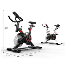 Load image into Gallery viewer, NEW Exercise Cycling Bike-Belt Drive Indoor Exercise Bike Indoor Stationary Bike Home Cardio Gym Workout with LCD Monitor

