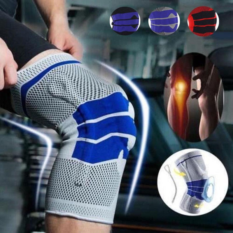 S-XL Patchwork Knee Brace Support Sports Nylon Sleeve Pad Compression Sport Pads Running Basket Elbow Knee Pads