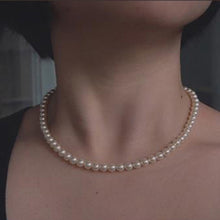 Load image into Gallery viewer, Elegant White Imitation Pearl Choker Necklace Big Round Pearl Wedding Necklace for Women Charm Fashion Jewelry
