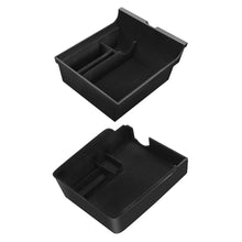 Load image into Gallery viewer, Center Console Flocking/ABS Car Storage Box for Tesla Model 3 Y 2021 Armrest Storage Box Tray Car Interior Accessories
