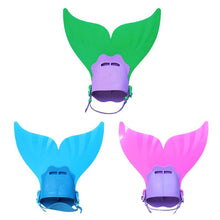 Load image into Gallery viewer, Kids Swimming Fins Training Flipper Mermaid Swim Fin Swimming Foot Flipper Diving Feet Tail For Children Water Sports Training
