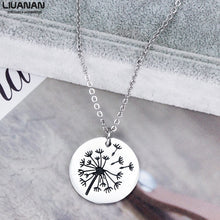 Load image into Gallery viewer, Mother&#39;s Day Gift Dandelion Necklaces for Women Mother&amp;Daughter Stainless Steel Pendant Necklace Set Birthday Gift Jewelry
