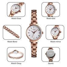 Load image into Gallery viewer, SKMEI Quartz Watches 2020 Fashion Top Brand Luxury Women Watch Casual Stainless Steel Bracelet Waterproof Womens Wristwatch
