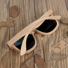 Load image into Gallery viewer, BOBO BIRD Men Women Sunglasses Fashion 100% Handmade Wooden Sun glasses polarized Design Summer Style Ladies Eyewear in wood box

