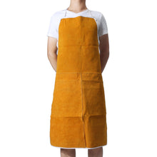 Load image into Gallery viewer, Designer High Quality Cowhide Welding Welders Aprons Work Safety Workwear Glaziers Blacksmith
