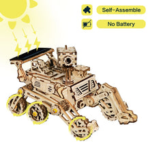 Load image into Gallery viewer, Robotime 4 Kind Moveable 3D Wooden Space Hunting Solar Energy Toy Assembly Gift for Children Teens Adult LS402
