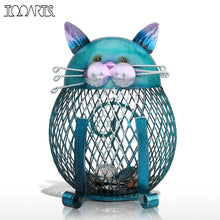 Load image into Gallery viewer, Tooarts Cat Piggy Bank Metal Coin Bank Money Box Figurines Coin Box Saving Money Home Decor New Year Christmas Gift For Kids
