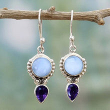 Load image into Gallery viewer, Earrings Women Ear Moonstone Retro Jewelry Handmade Earring Gifts Vintage
