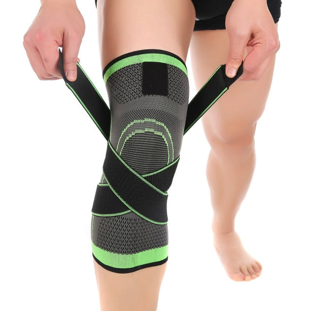 Drop ship From USA Pressurized Fitness Running Cycling Bandage Knee Support Braces Elastic Nylon Sports Compression Pad Sleeve