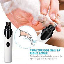 Load image into Gallery viewer, Quiet Nail Grinder Rechargeable Wireless Cat Nail Clippers Trimmers Drill Pet Grooming Tool for Small Medium Paws For Dropship
