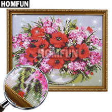 Load image into Gallery viewer, HOMFUN Full Square/Round Drill 5D DIY Diamond Painting &quot;Christmas train home&quot; 3D Embroidery Cross Stitch 5D Decor A00860
