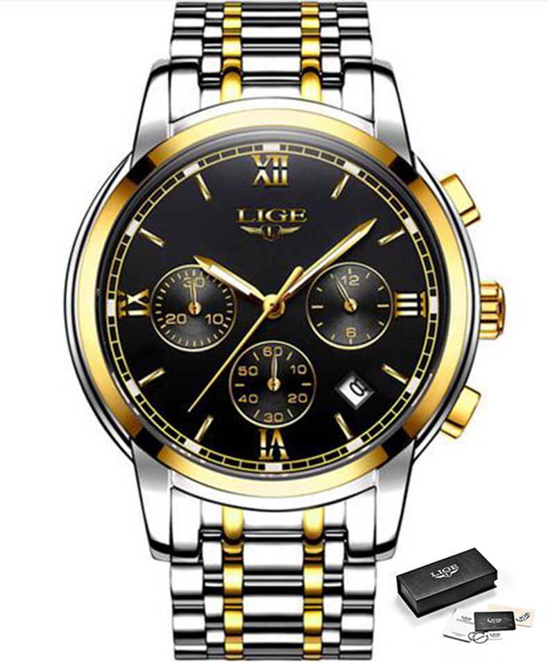 2021 LIGE New Rose Gold Women Watch Business Quartz Watch Ladies Top Brand Luxury Female Wrist Watch Girl Clock Relogio Feminin
