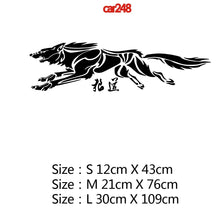 Load image into Gallery viewer, Cartoon Wolf Road Car Accessories Exterior Funny Motorcycle Car Styling Vinyl Stickers On Car
