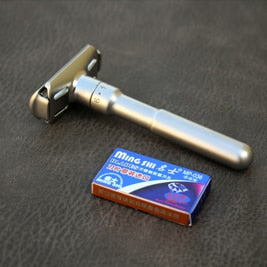 Safety Razor Straight razor For Men Adjustable Close Shaving Classic Double Edge Razor Blades knife replacement shaving set