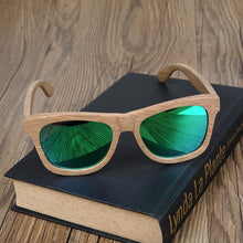 Load image into Gallery viewer, BOBO BIRD Men Women Sunglasses Fashion 100% Handmade Wooden Sun glasses polarized Design Summer Style Ladies Eyewear in wood box
