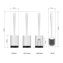 Load image into Gallery viewer, ONEUP TPR Toilet Brush Rubber Head Holder Cleaning Brush For Toilet Wall Hanging Household Floor Cleaning Bathroom Accessories

