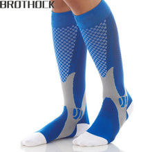 Load image into Gallery viewer, Brothock Compression stockings Running basketball football socks Nylon Anti-swelling stretch Outdoor sports compression socks
