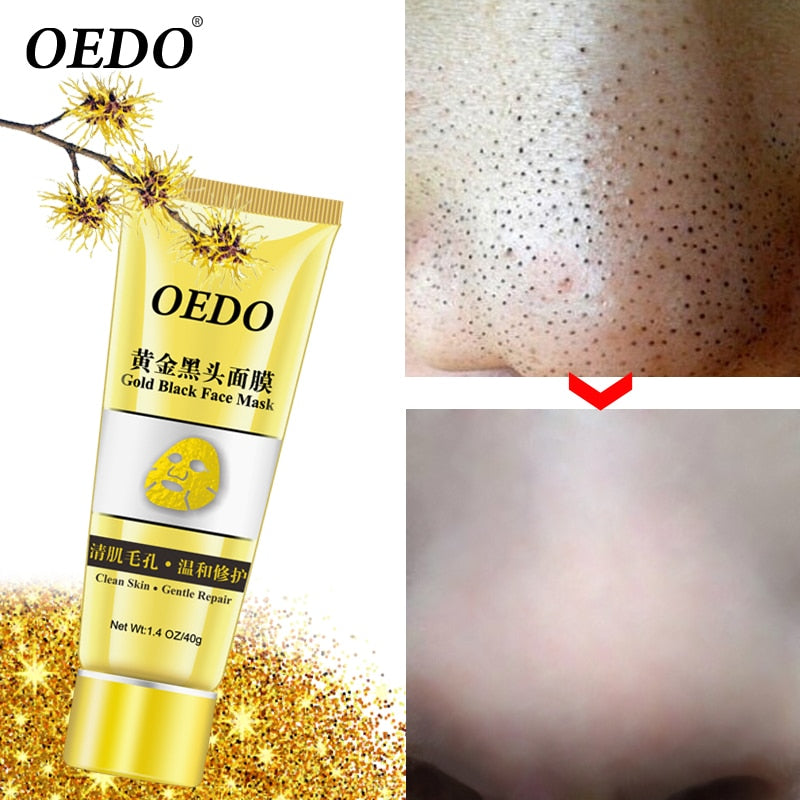 NEW Yellow Gold Collagen Facial Face Mask High Moisture Anti Aging Remove Wrinkle Care Mask Go Blackhead Acne Mask perfect skin