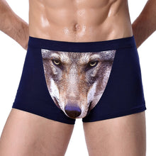 Load image into Gallery viewer, 4XL Large Size Male Underwear Funny Cool Underpants Wolf Modal U Convex Underware Men Boxers Comfortable Soft Boxer Shorts Man
